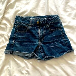 American Eagle Super Stretch Cropped Shorts